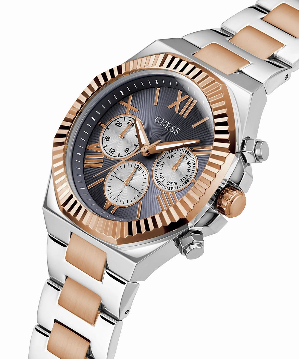 GUESS Mens 2-Tone Multi-function Watch