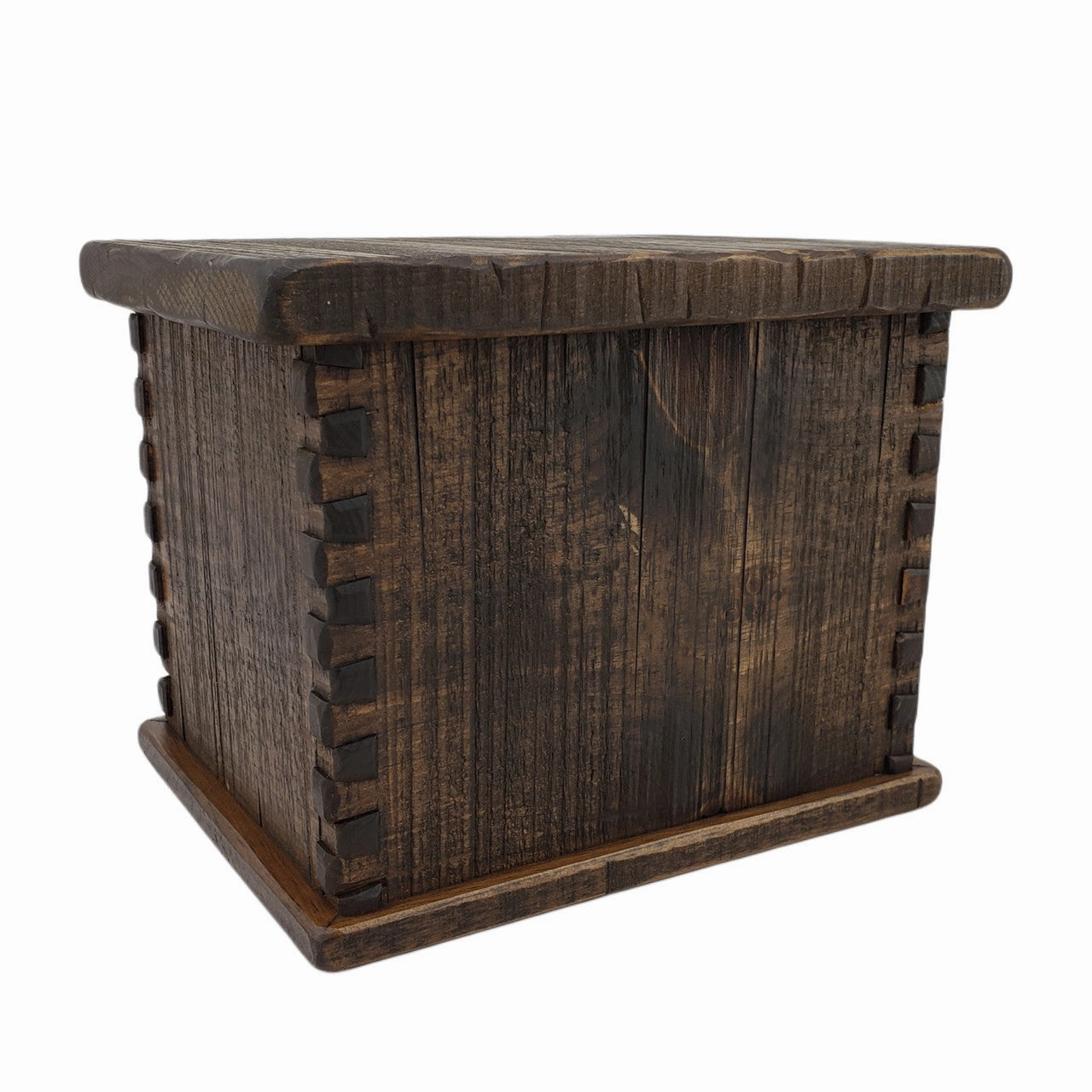 Handcrafted Vintage Wood Ultimate Companion Urn in Rustic Vintage Finish