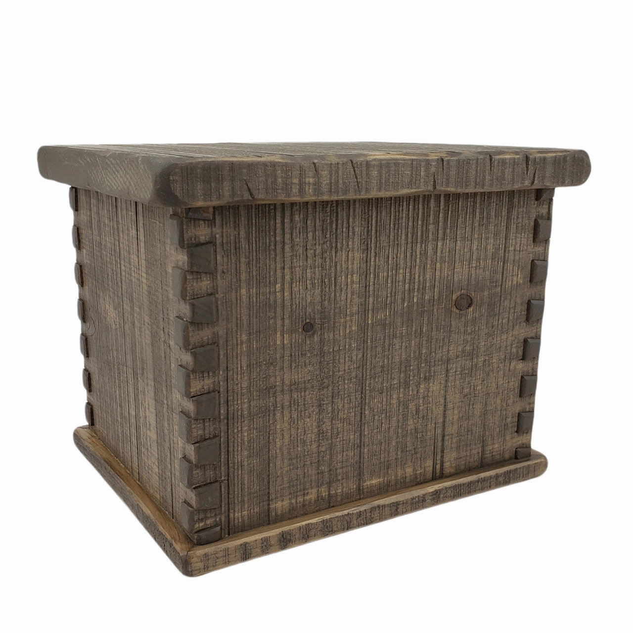 Handcrafted Vintage Wood Ultimate Companion Urn in Rustic Woodsman Finish