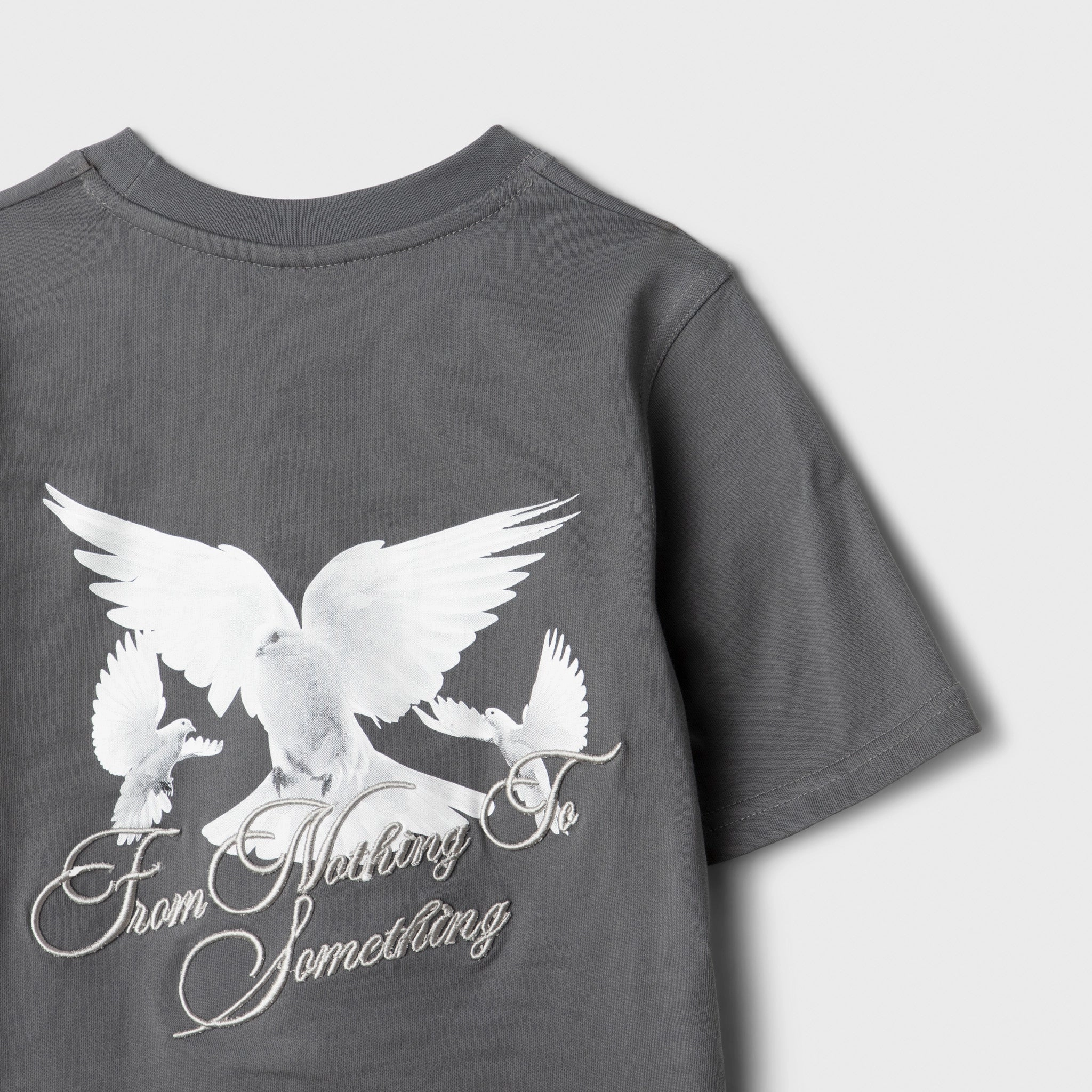 Hoodrich Junior Boys' Flight Graphic T-Shirt Lava Smoke / White - Quiet Grey