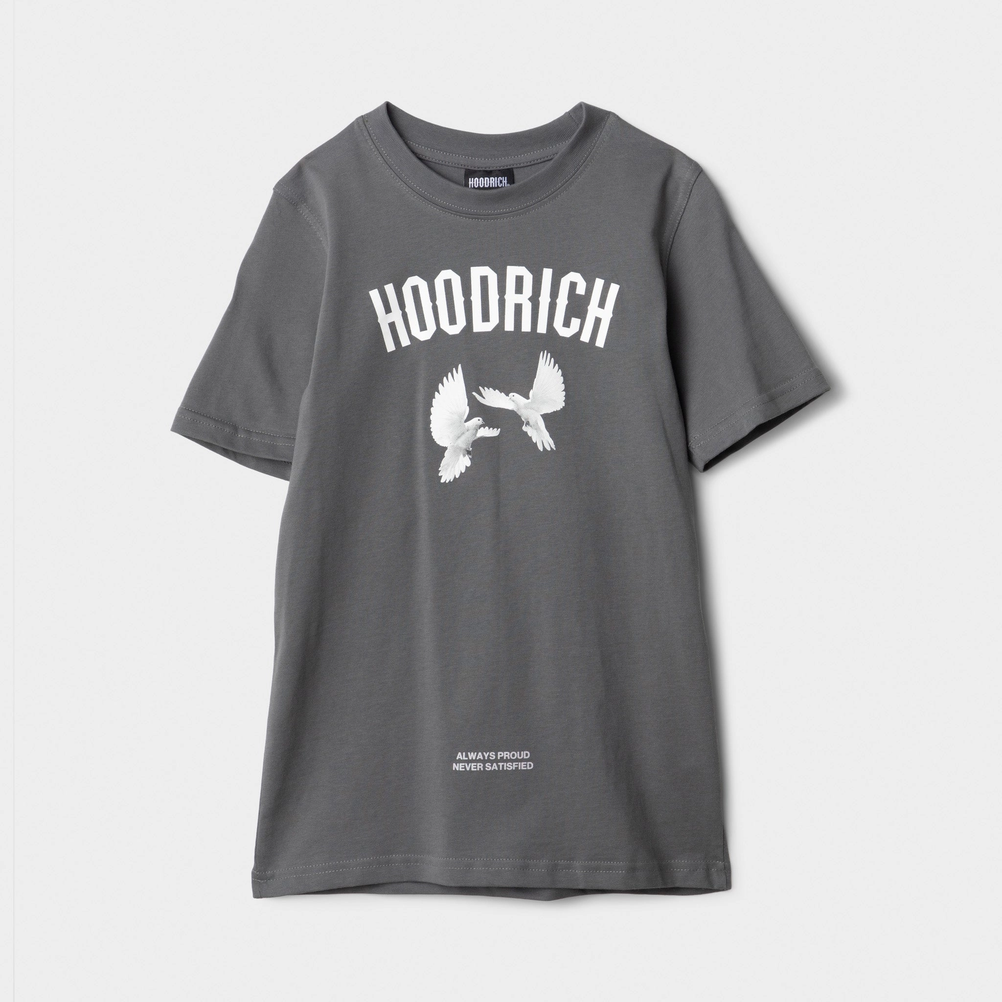 Hoodrich Junior Boys' Flight Graphic T-Shirt Lava Smoke / White - Quiet Grey