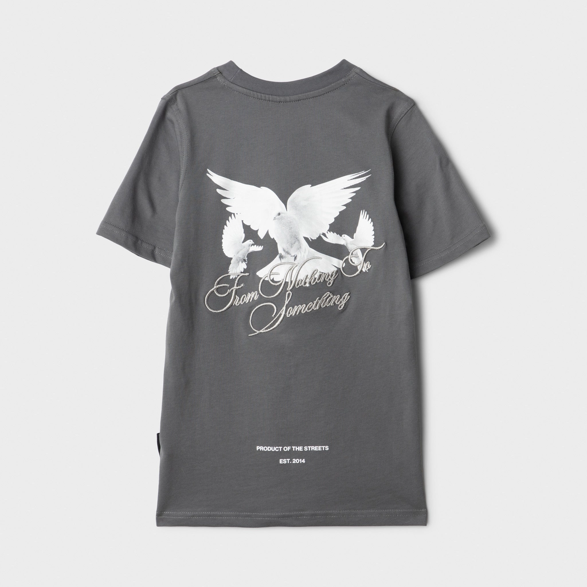 Hoodrich Junior Boys' Flight Graphic T-Shirt Lava Smoke / White - Quiet Grey