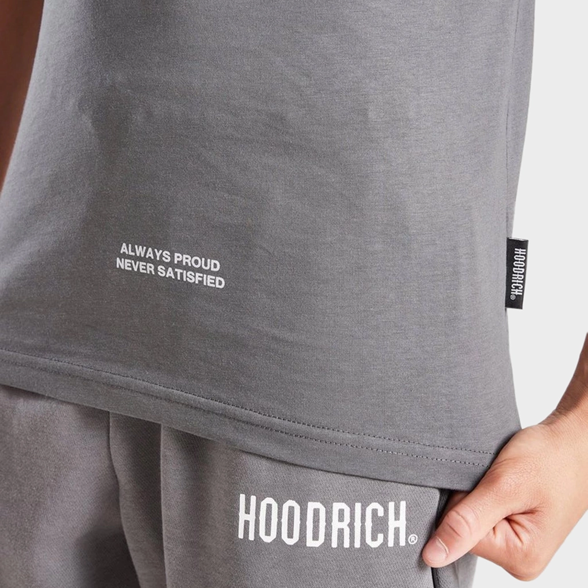 Hoodrich Junior Boys' Flight Graphic T-Shirt Lava Smoke / White - Quiet Grey