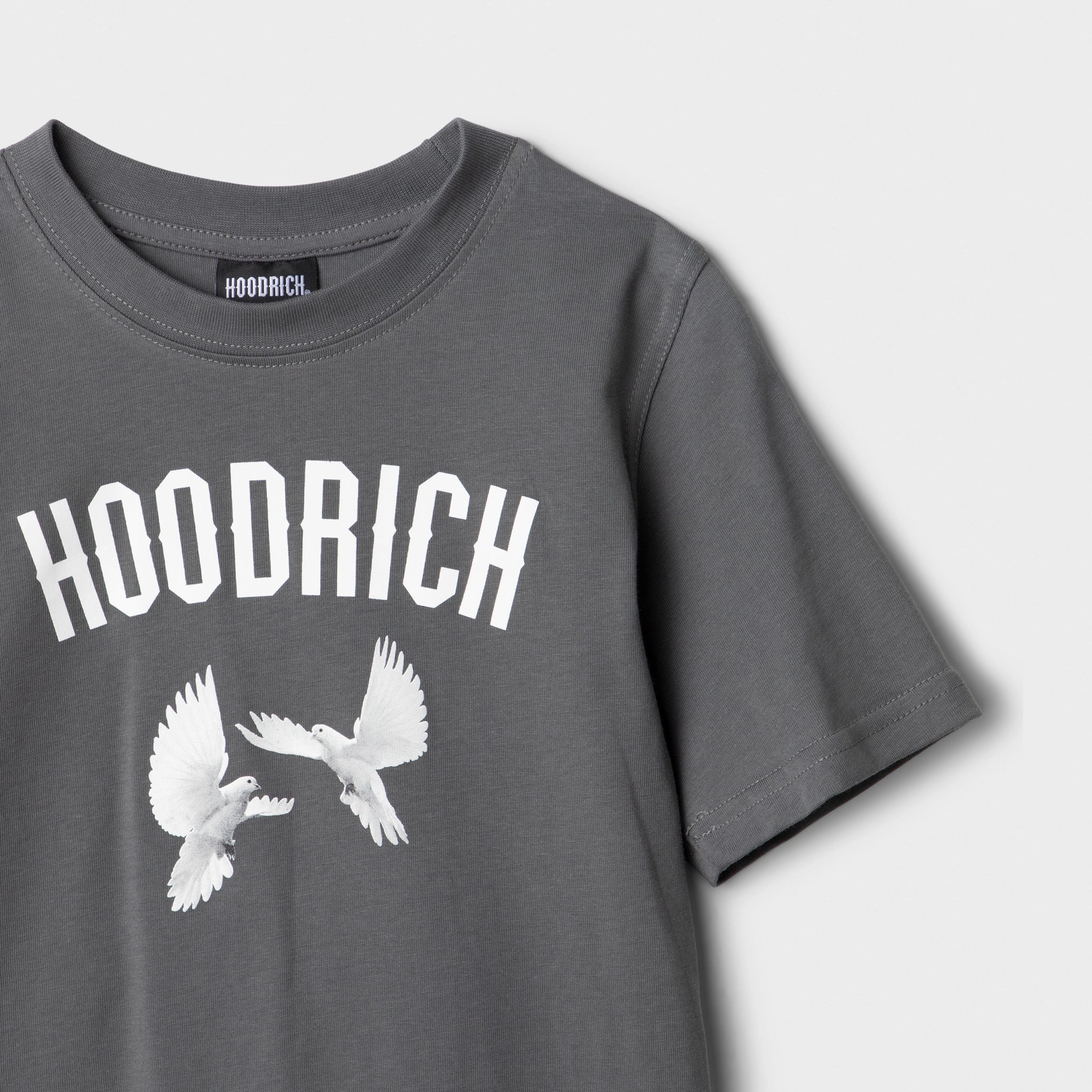 Hoodrich Junior Boys' Flight Graphic T-Shirt Lava Smoke / White - Quiet Grey