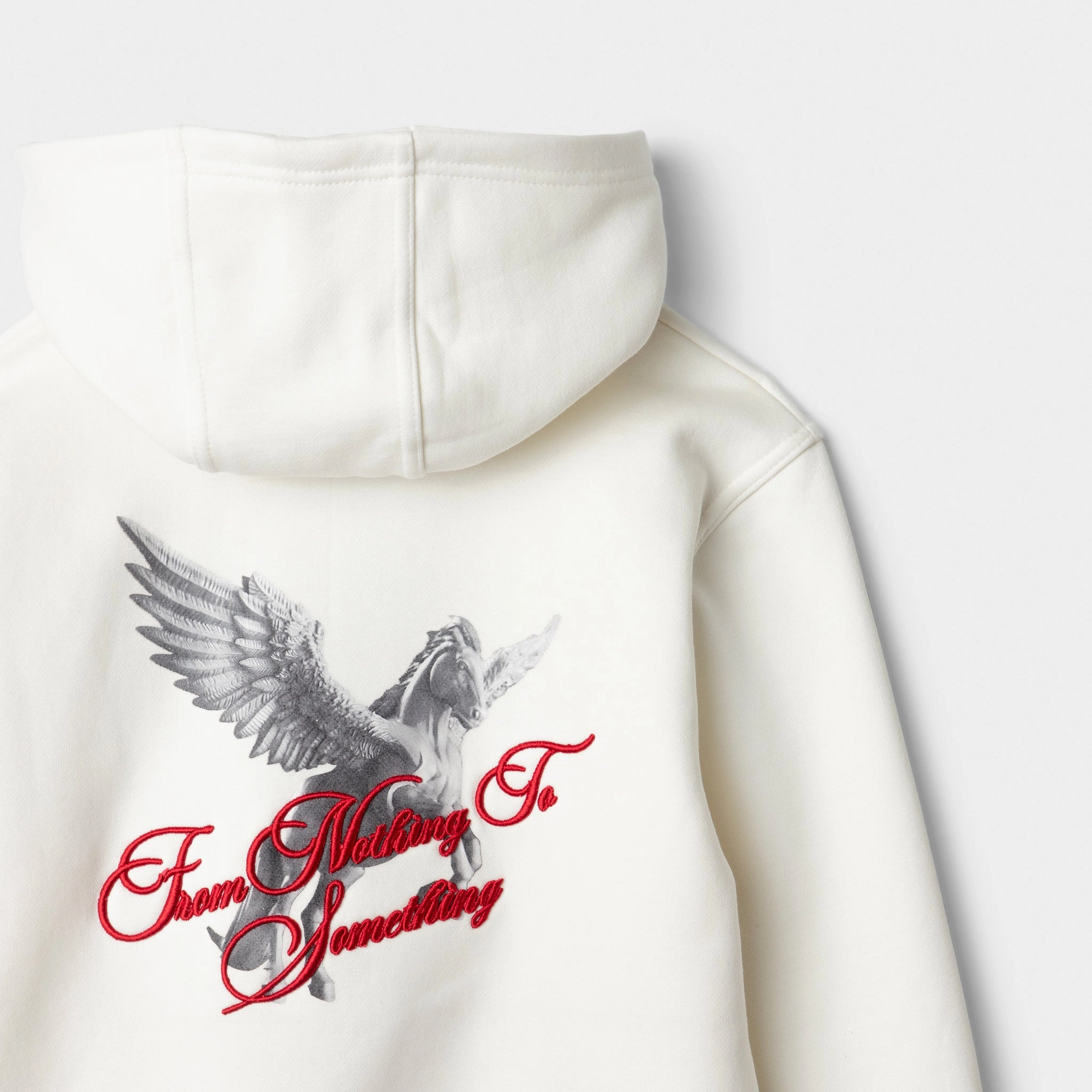 Hoodrich Junior Boys' Pegasus Hoodie Blanc de Blanc / Black - Lychee