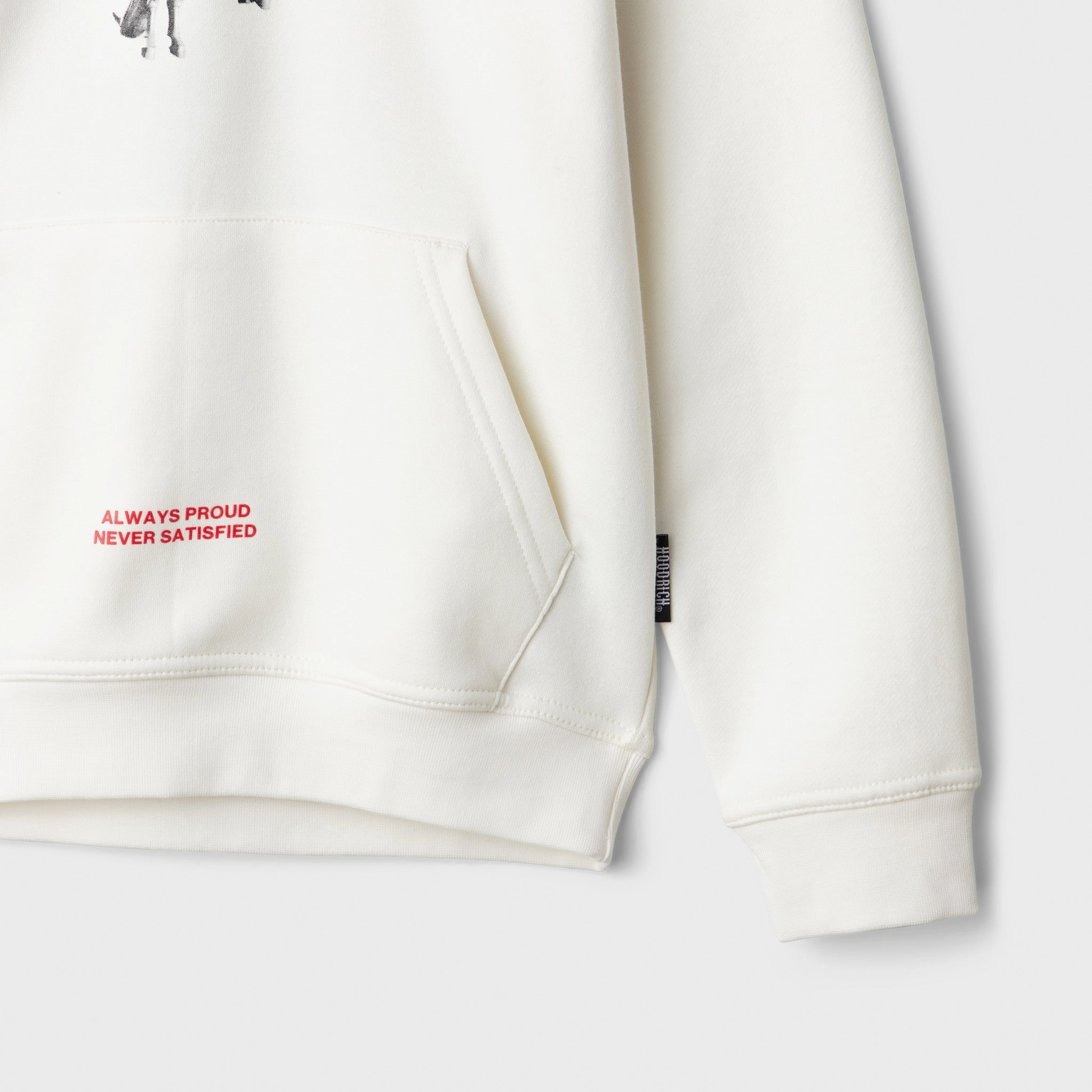 Hoodrich Junior Boys' Pegasus Hoodie Blanc de Blanc / Black - Lychee