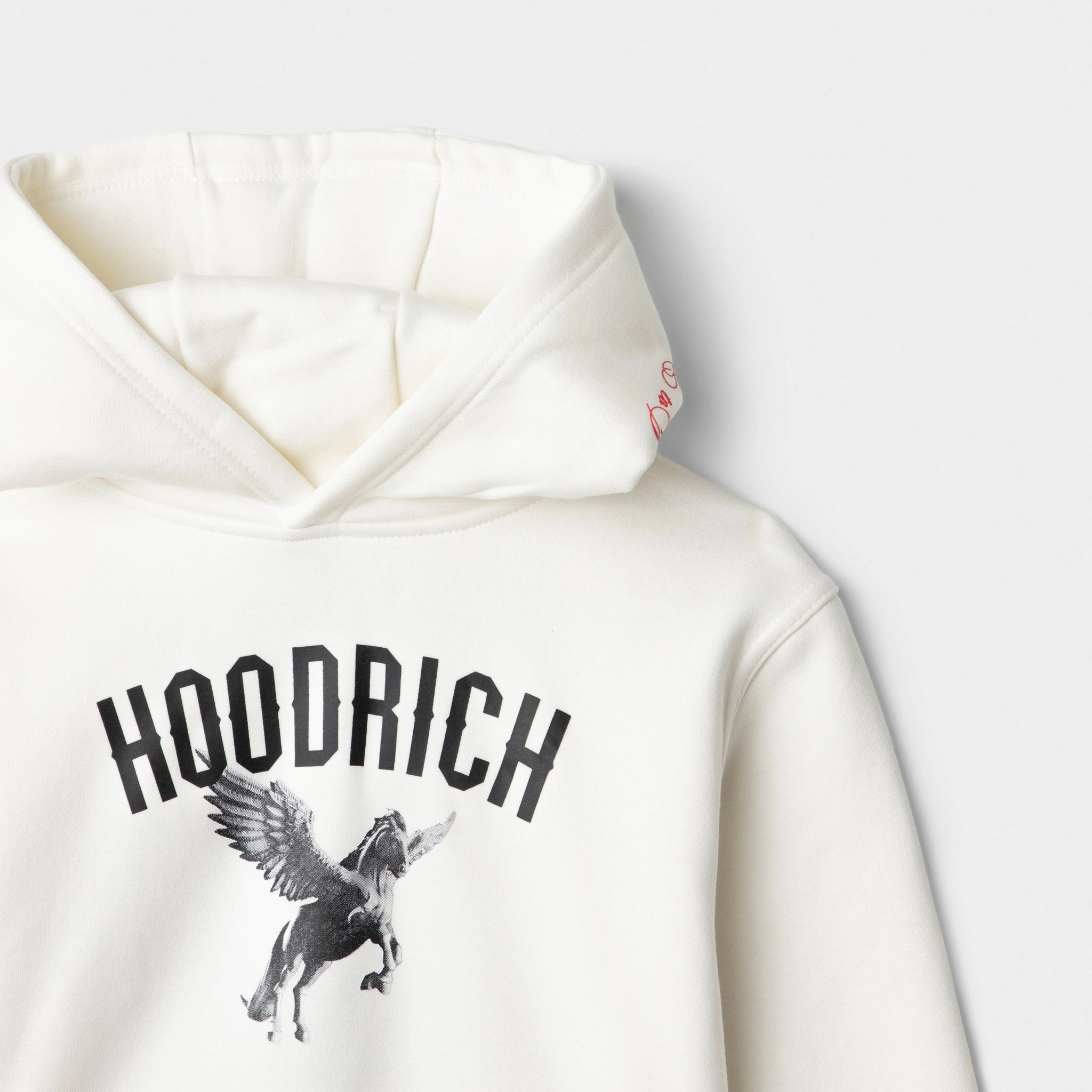 Hoodrich Junior Boys' Pegasus Hoodie Blanc de Blanc / Black - Lychee