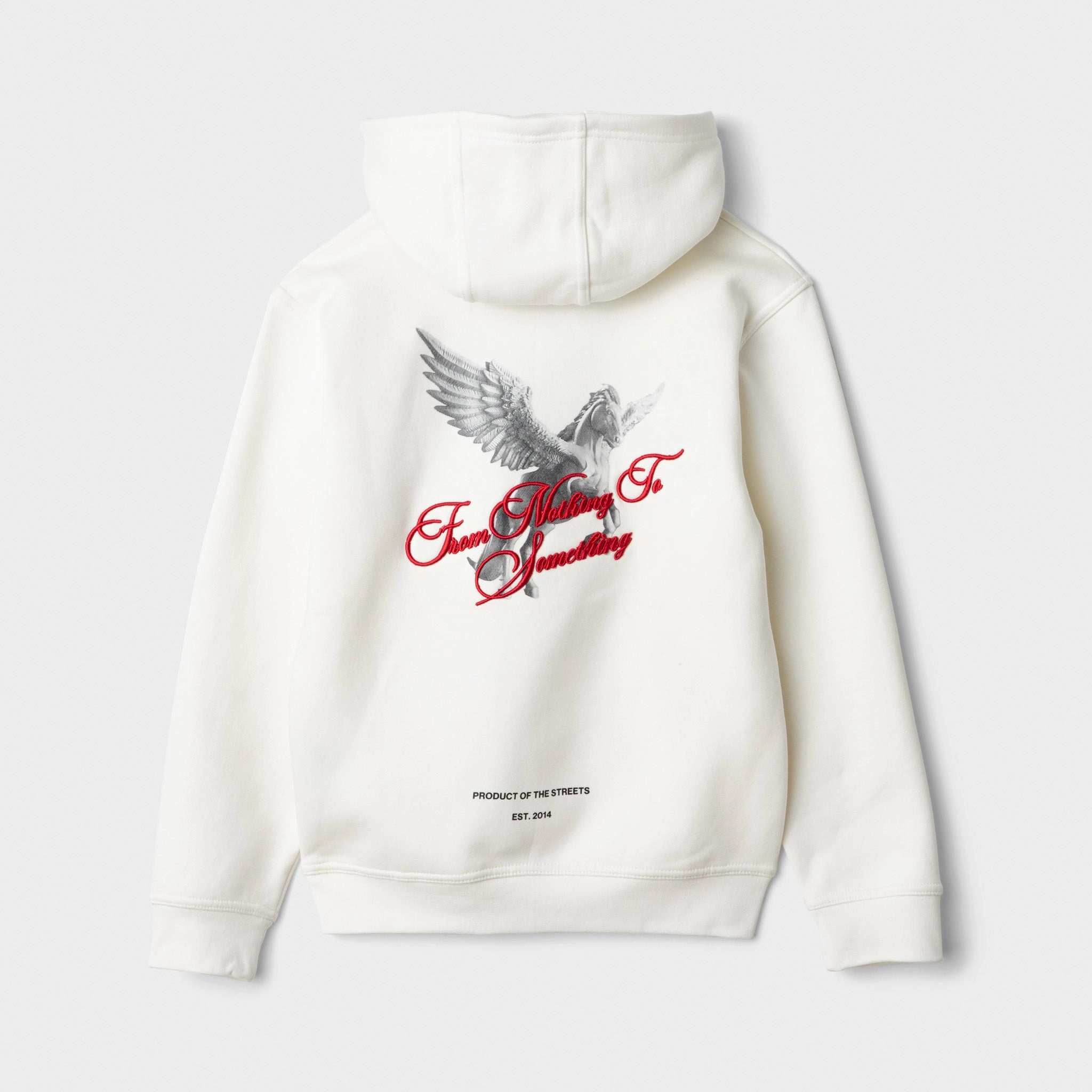 Hoodrich Junior Boys' Pegasus Hoodie Blanc de Blanc / Black - Lychee