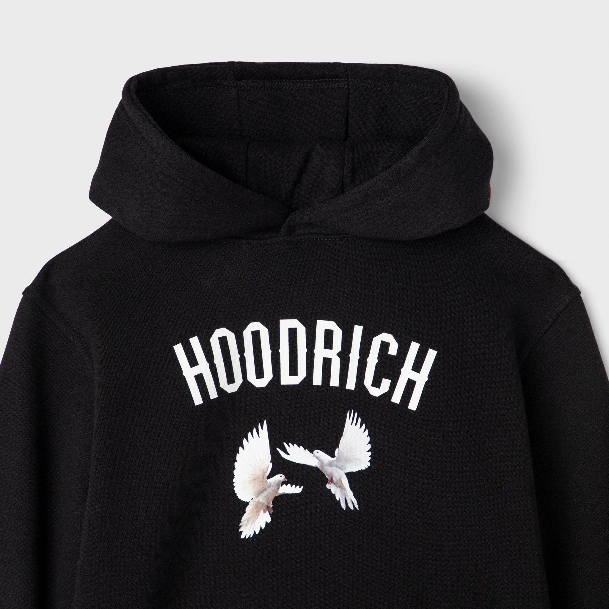 Hoodrich Juniors' Flight 3 Panel Hoodie Black / White - Lychee