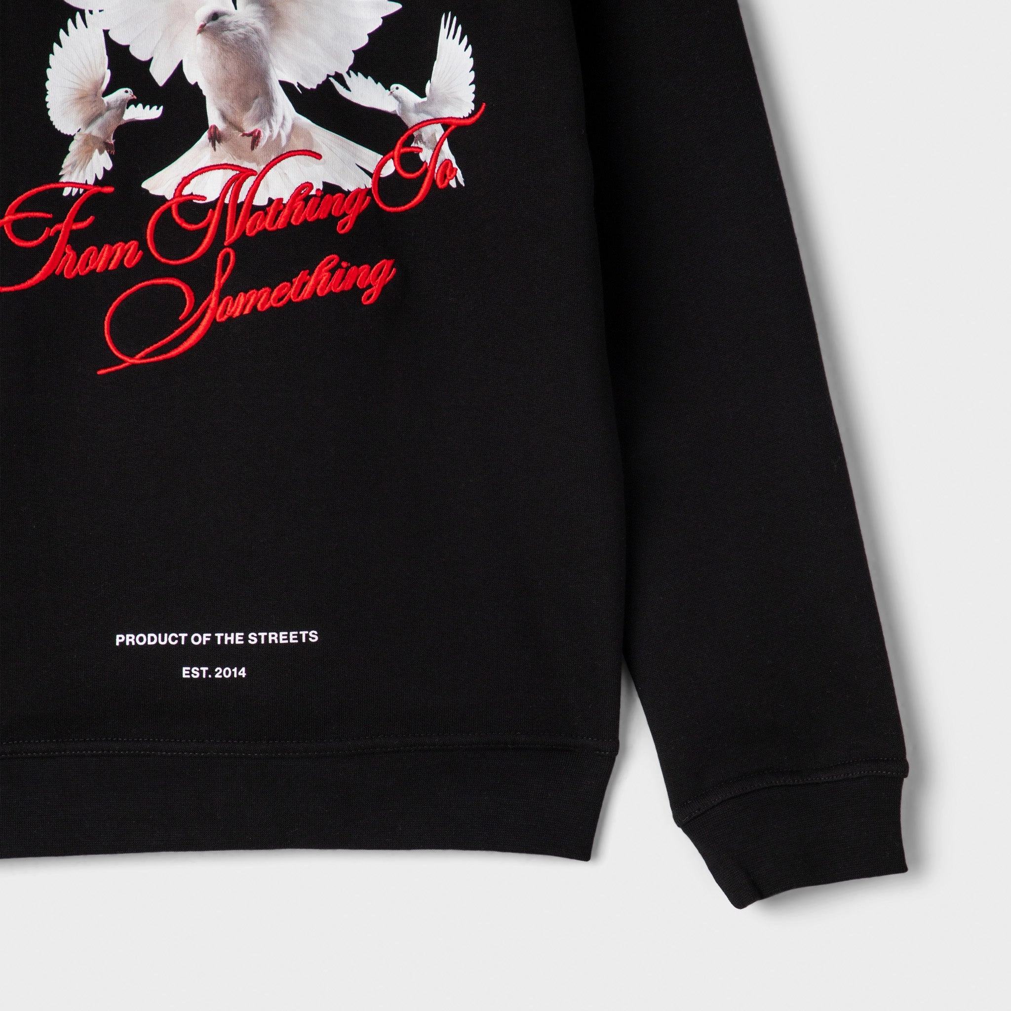 Hoodrich Juniors' Flight 3 Panel Hoodie Black / White - Lychee