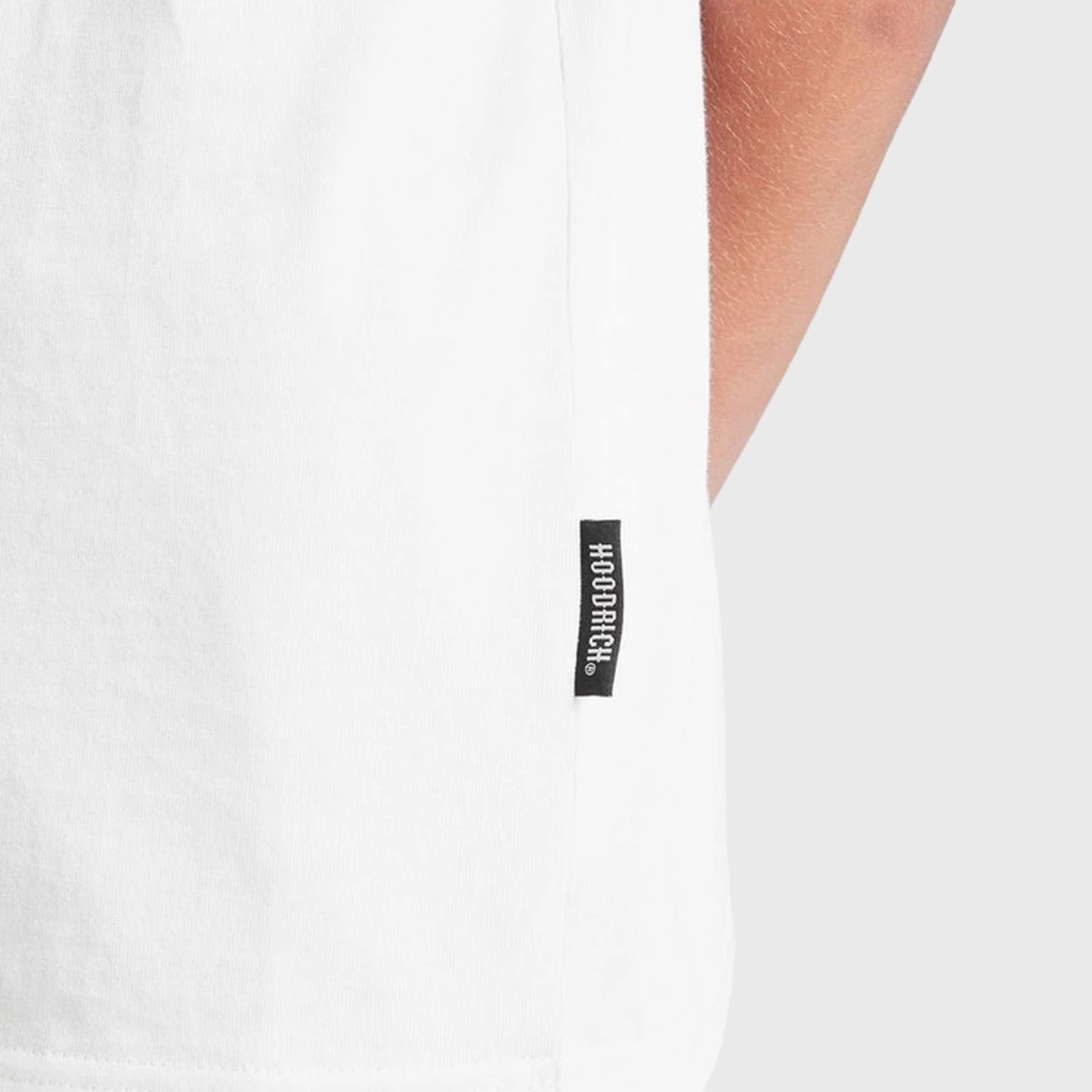 Hoodrich Juniors' Gothic T-Shirt White / Black - Lychee