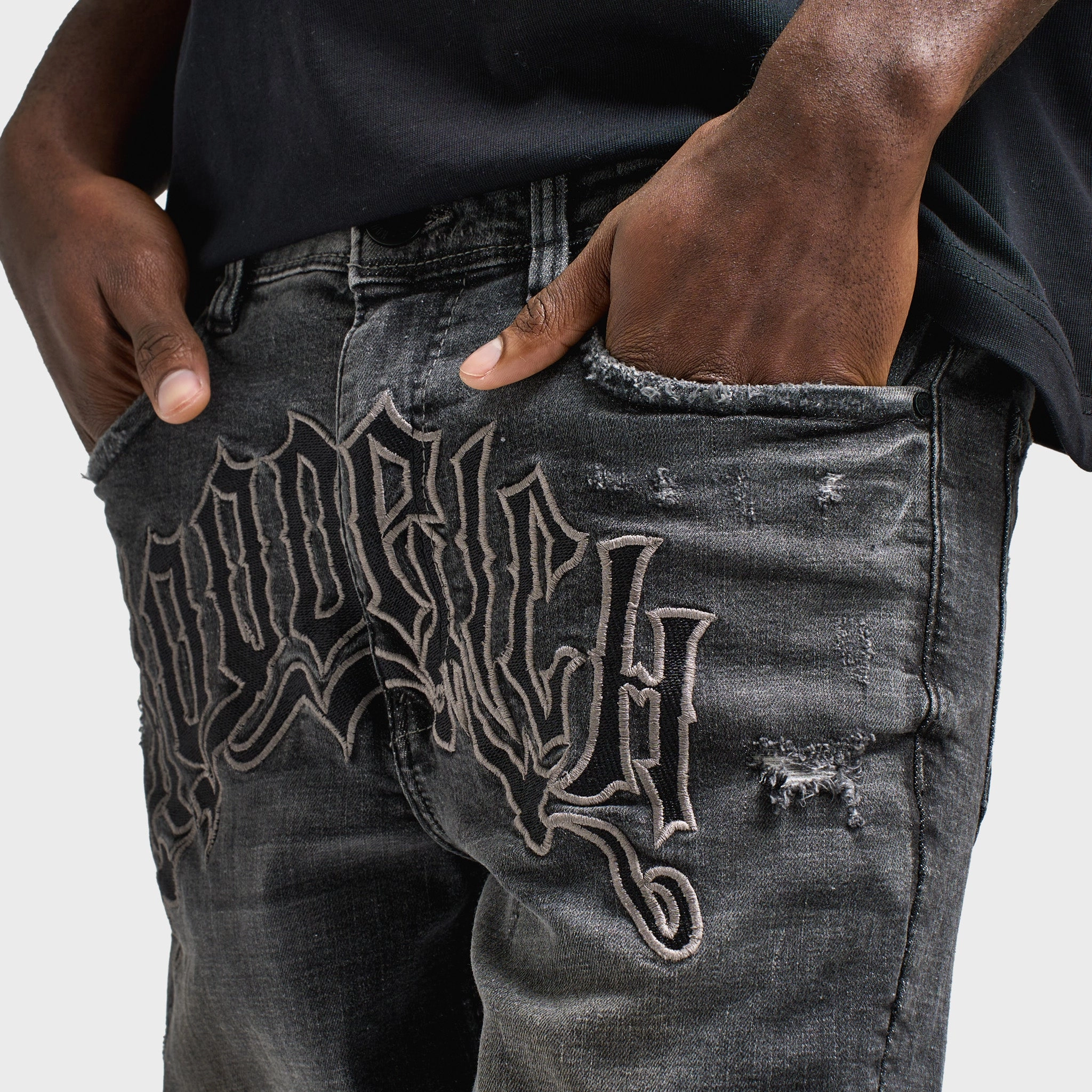 Hoodrich Ritual Denim Pants / Black