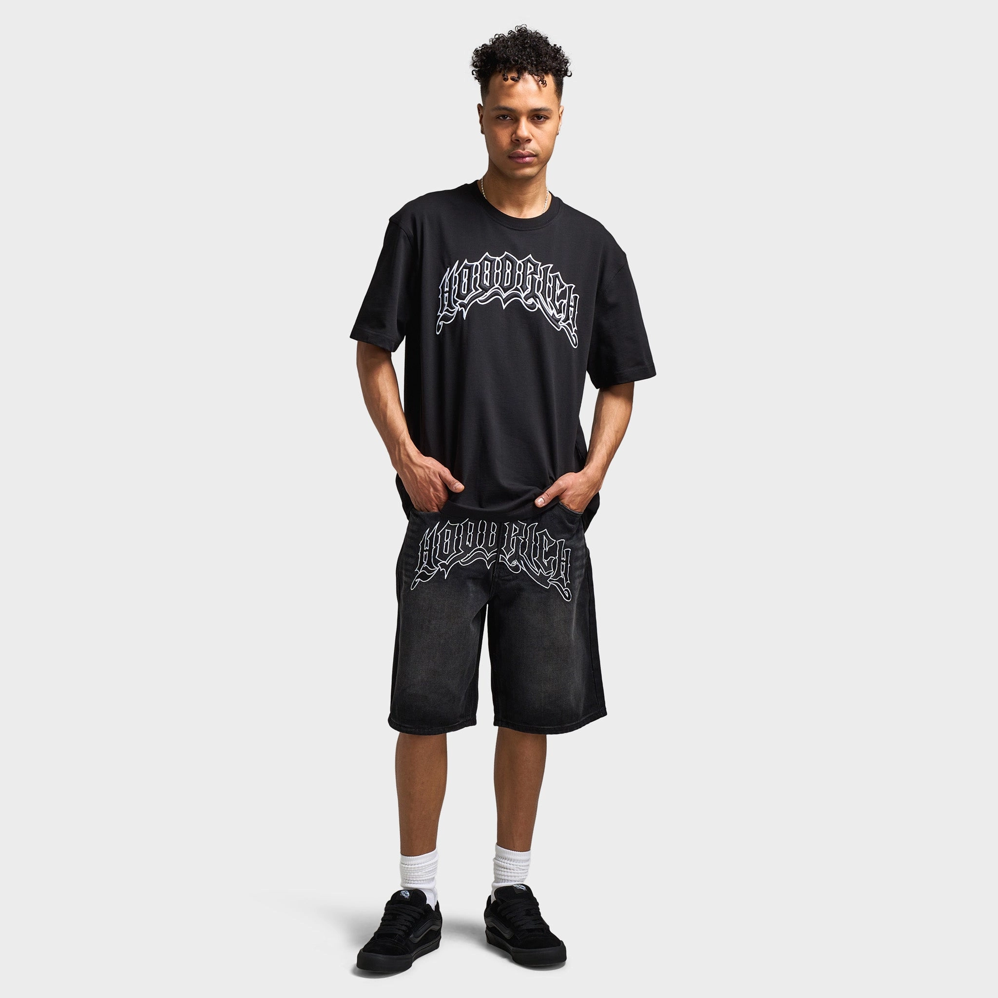 Hoodrich Ritual Oversized Graphic T-Shirt Black / White