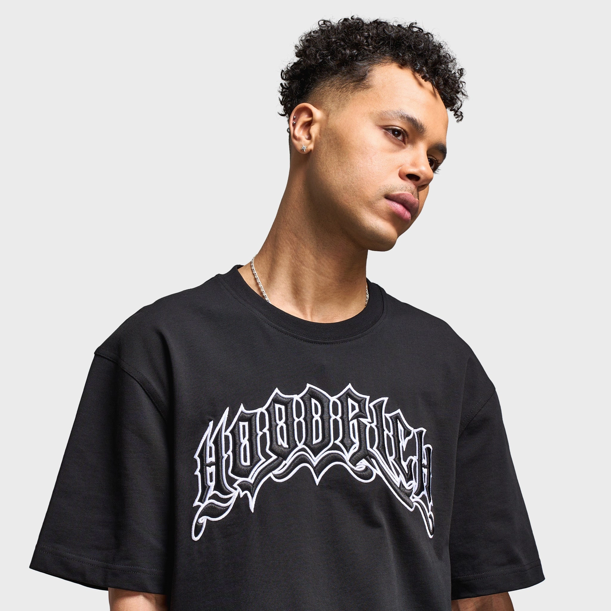Hoodrich Ritual Oversized Graphic T-Shirt Black / White