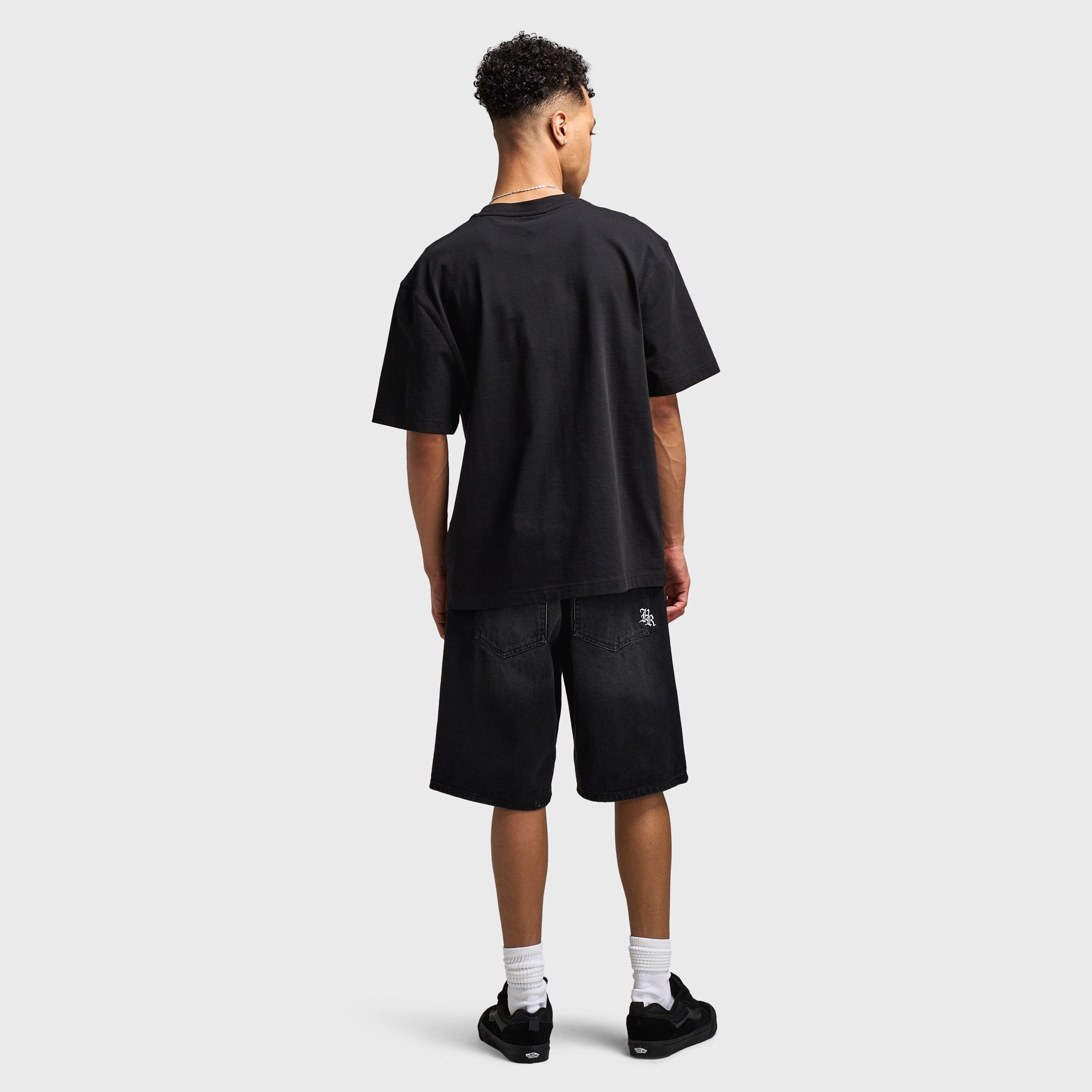 Hoodrich Ritual Oversized Graphic T-Shirt Black / White