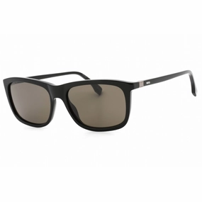Hugo Boss Men's Sunglasses - Black Plastic Rectangular Frame | BOSS 1489/S 0807 IR