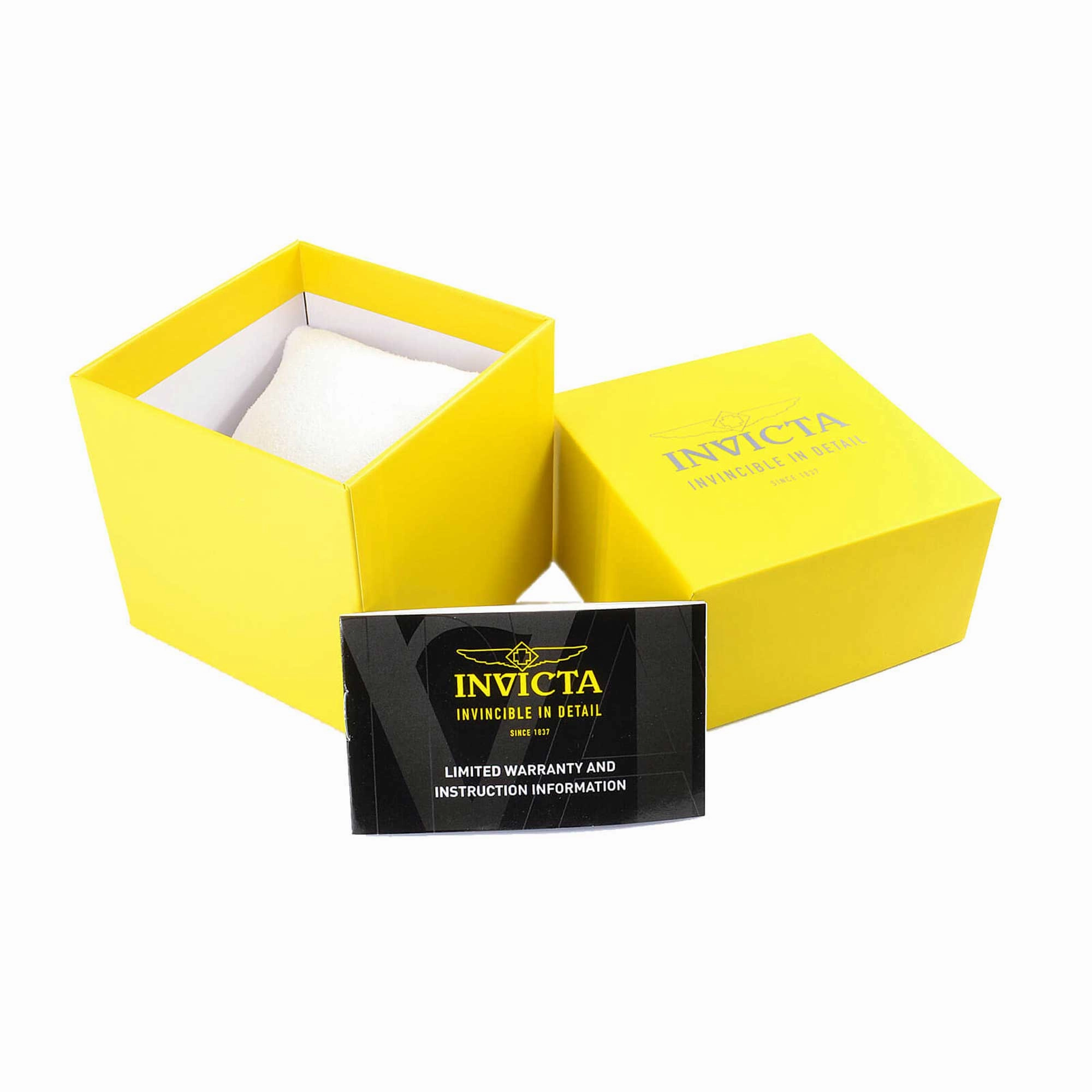 Invicta Men's Watch - Vintage Quartz Chronograph Yellow Dial Mesh Bracelet | 48014