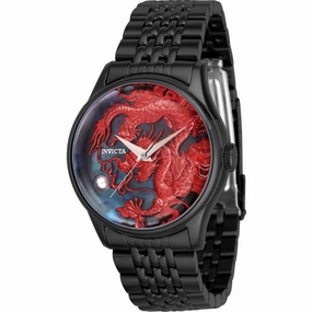 Invicta Women's Watch - Vintage Automatic Red and Black MOP Dial Bracelet | 39862