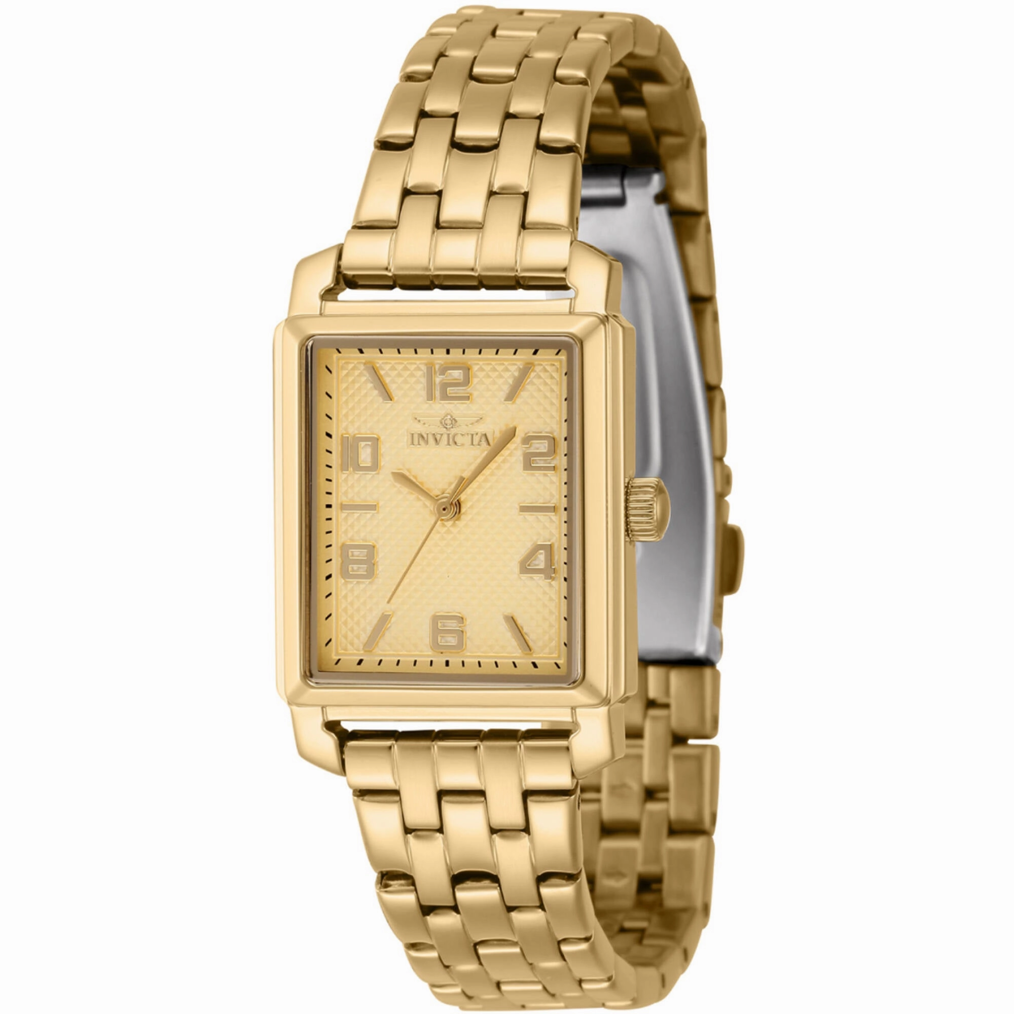 Invicta Women's Watch - Vintage Quartz Gold Tone Dial Stainless Steel Bracelet | 46665