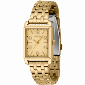 Invicta Women's Watch - Vintage Quartz Gold Tone Dial Stainless Steel Bracelet | 46665