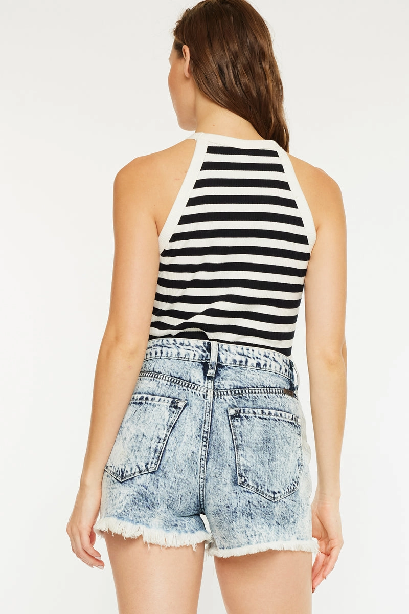 Ivanna Ultra High Rise Mom Shorts
