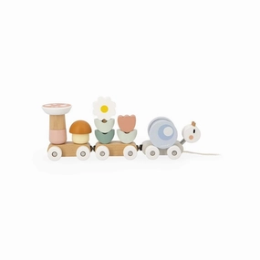 Janod Sweet Cocoon Snail Train