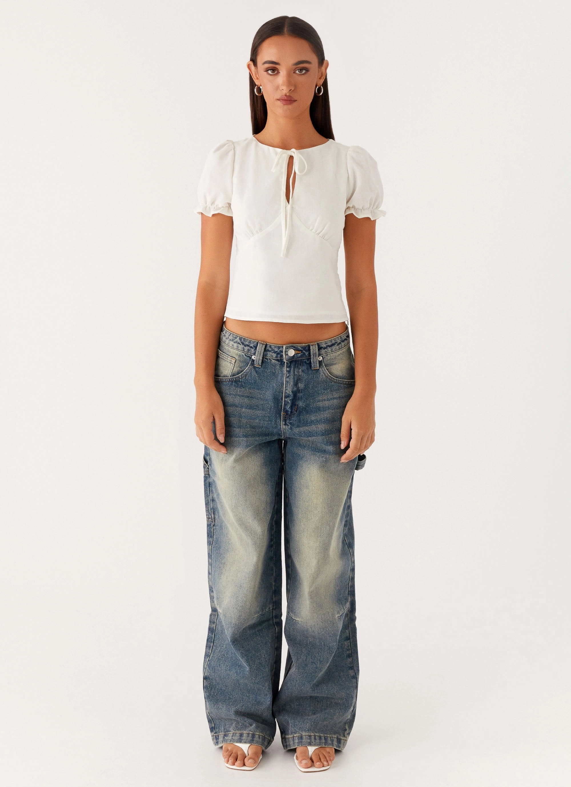Jaylie Denim Jeans - Dirty Vintage Wash