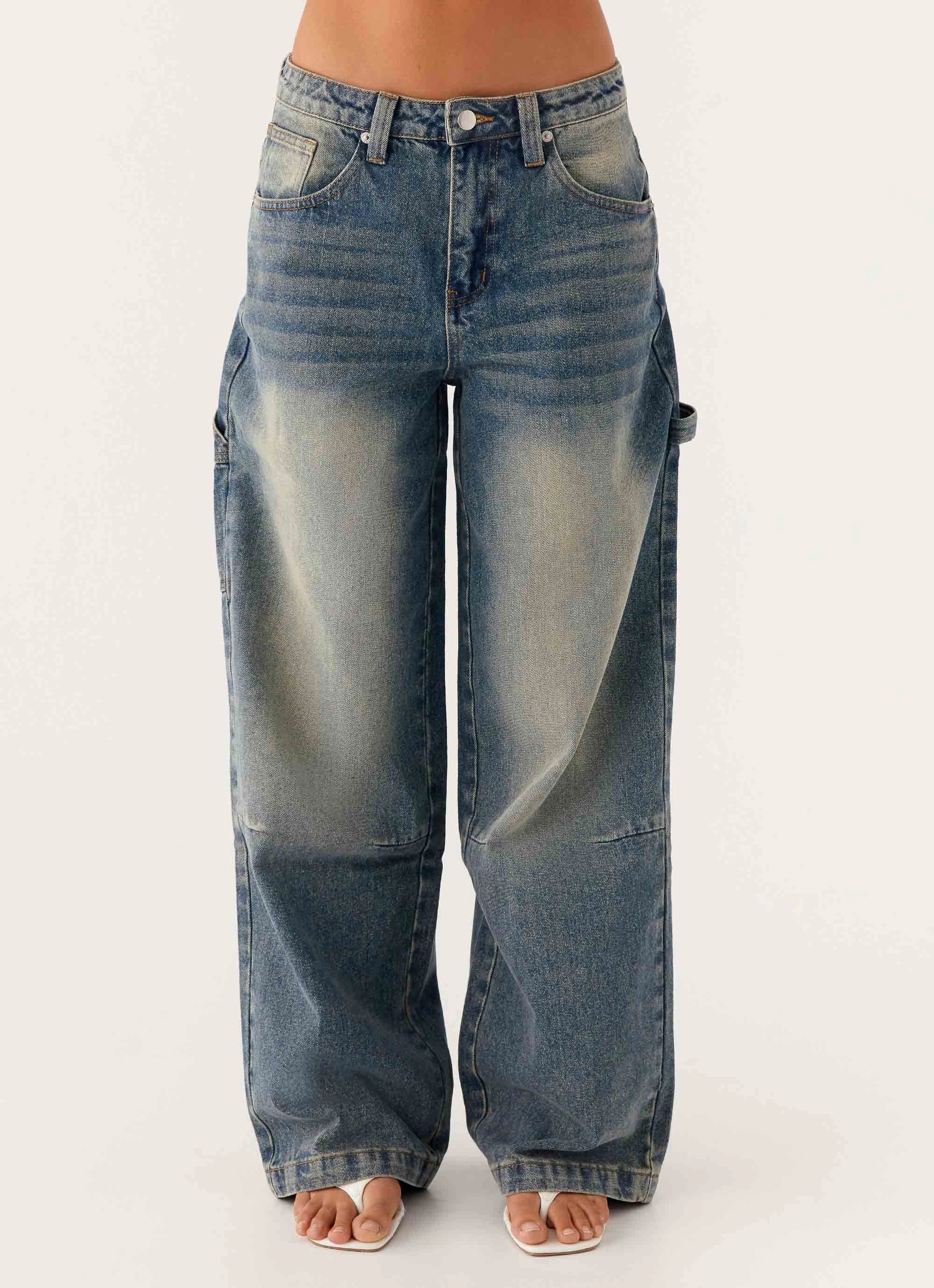 Jaylie Denim Jeans - Dirty Vintage Wash