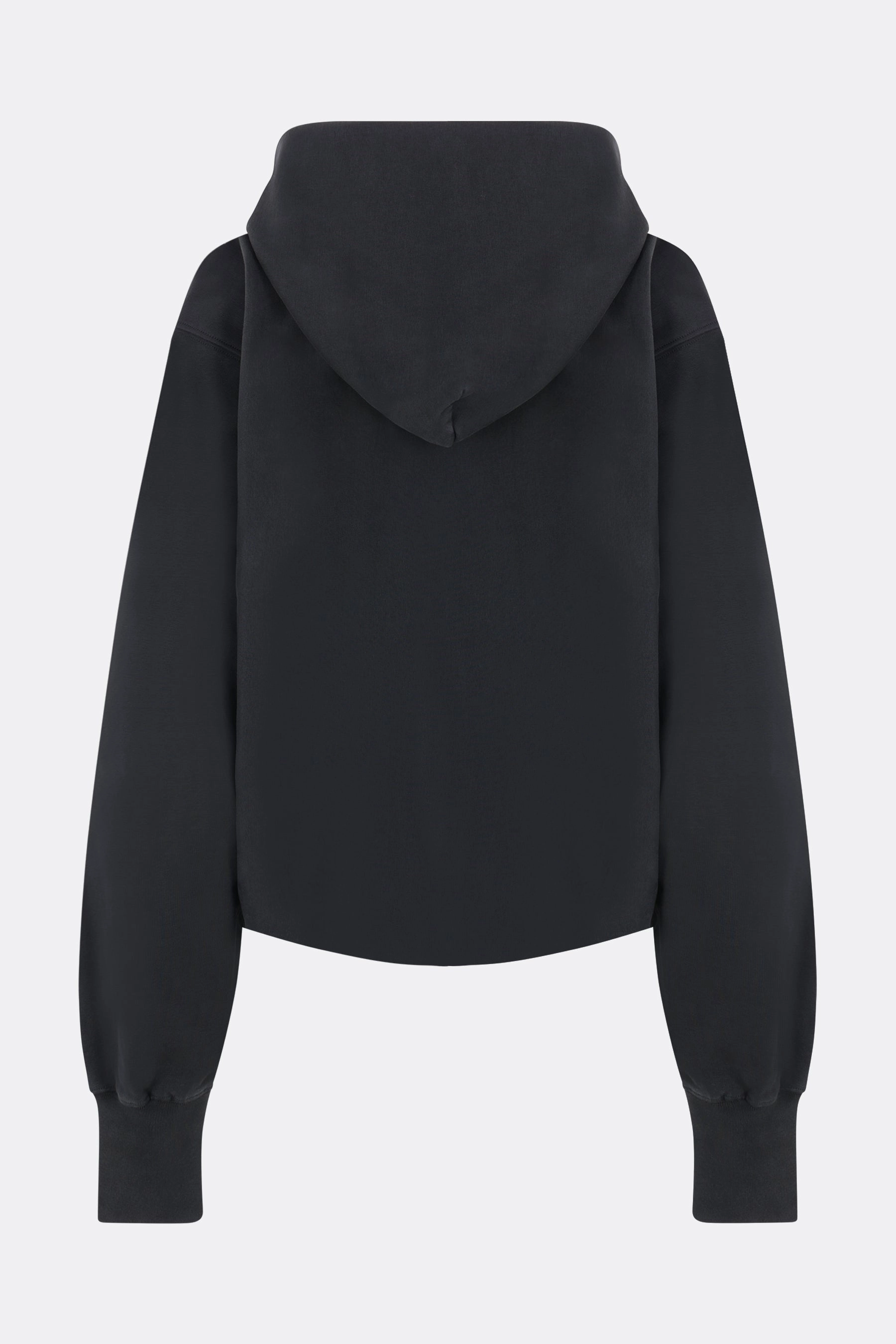 jersey cropped hoodie