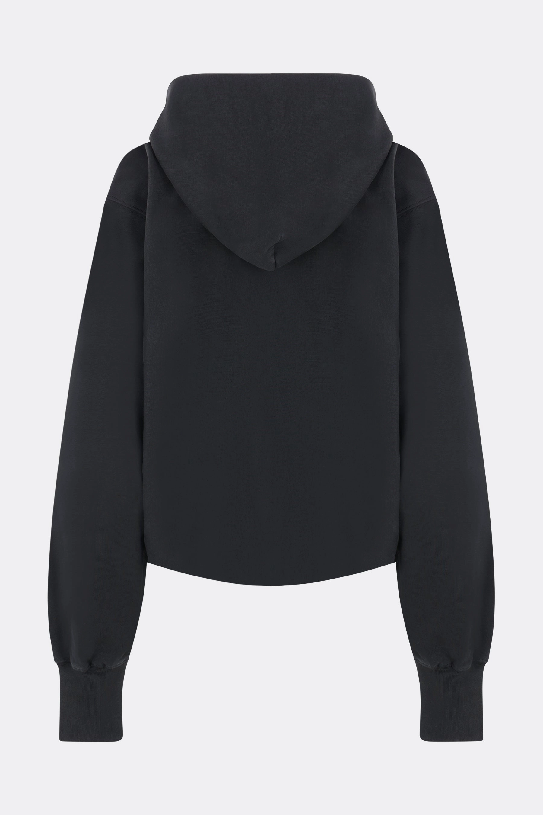 jersey cropped hoodie