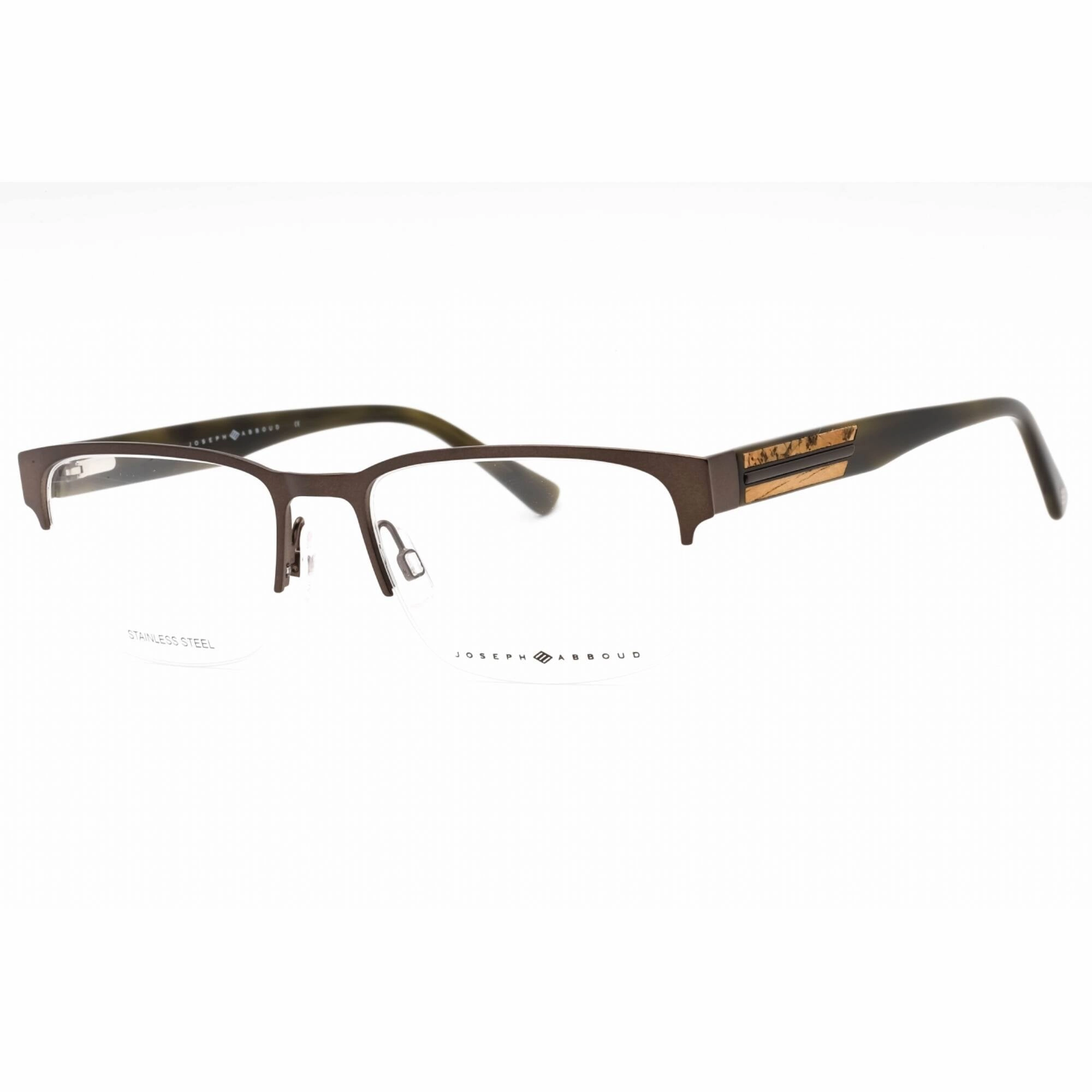 Joseph Abboud Men's Eyeglasses - Gunmetal Metal Half Rim Rectangular | JA4088 033