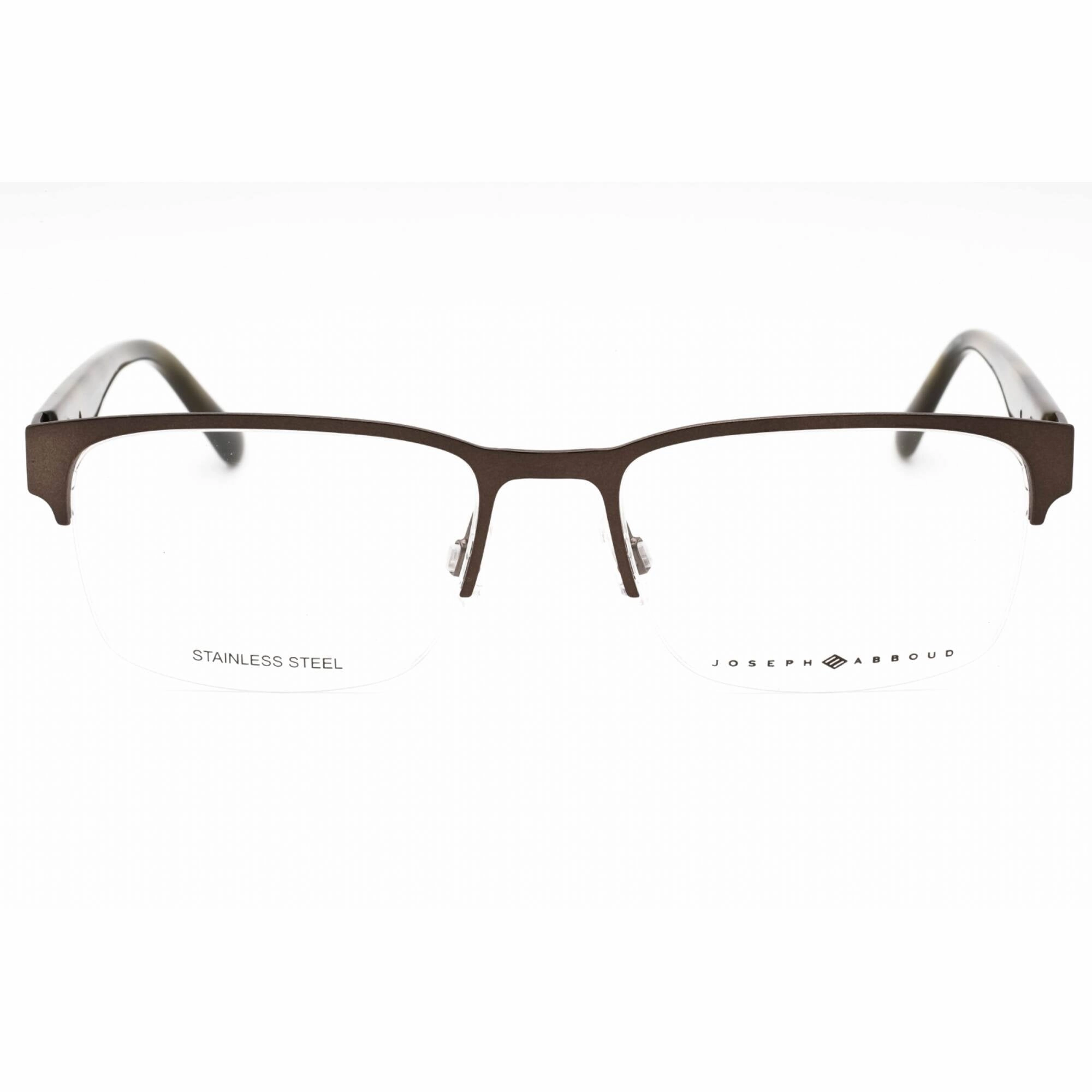 Joseph Abboud Men's Eyeglasses - Gunmetal Metal Half Rim Rectangular | JA4088 033