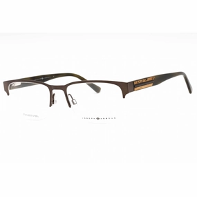 Joseph Abboud Men's Eyeglasses - Gunmetal Metal Half Rim Rectangular | JA4088 033