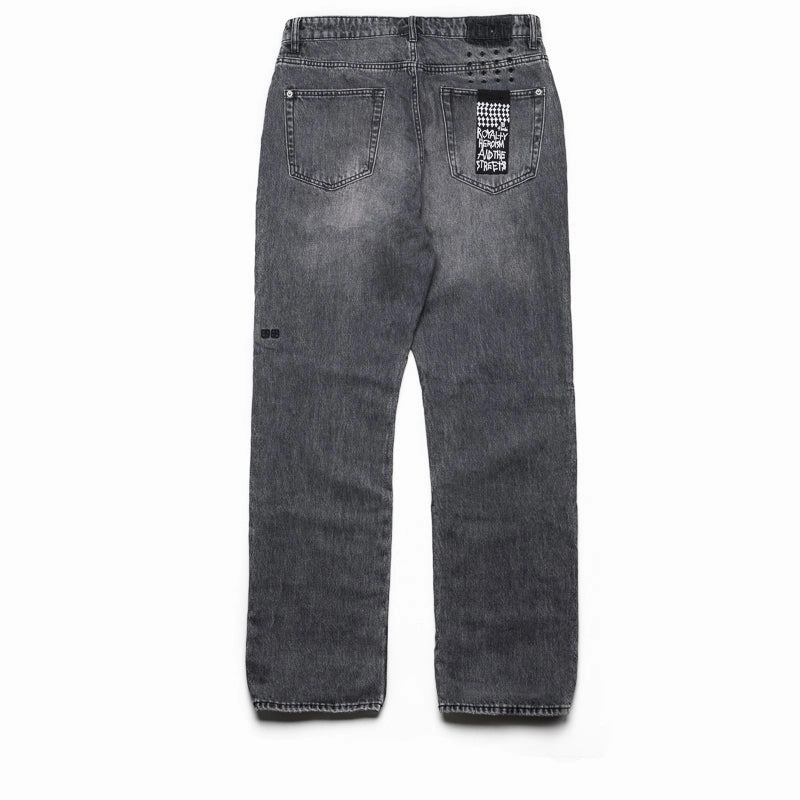 Ksubi Anti K Worn Denim Pant - Grey