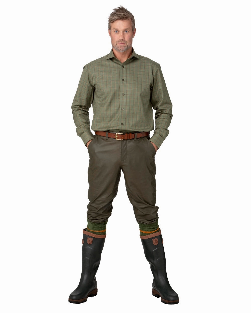 Laksen Mens Ardennes Leather Breeks