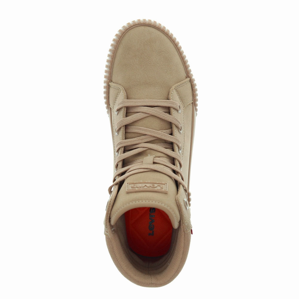 Levi's Womens Olivia Trek 2 Hightop Platform Sneaker Shoe