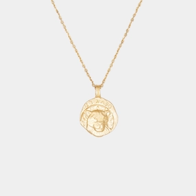 Medusa Necklace in Gold