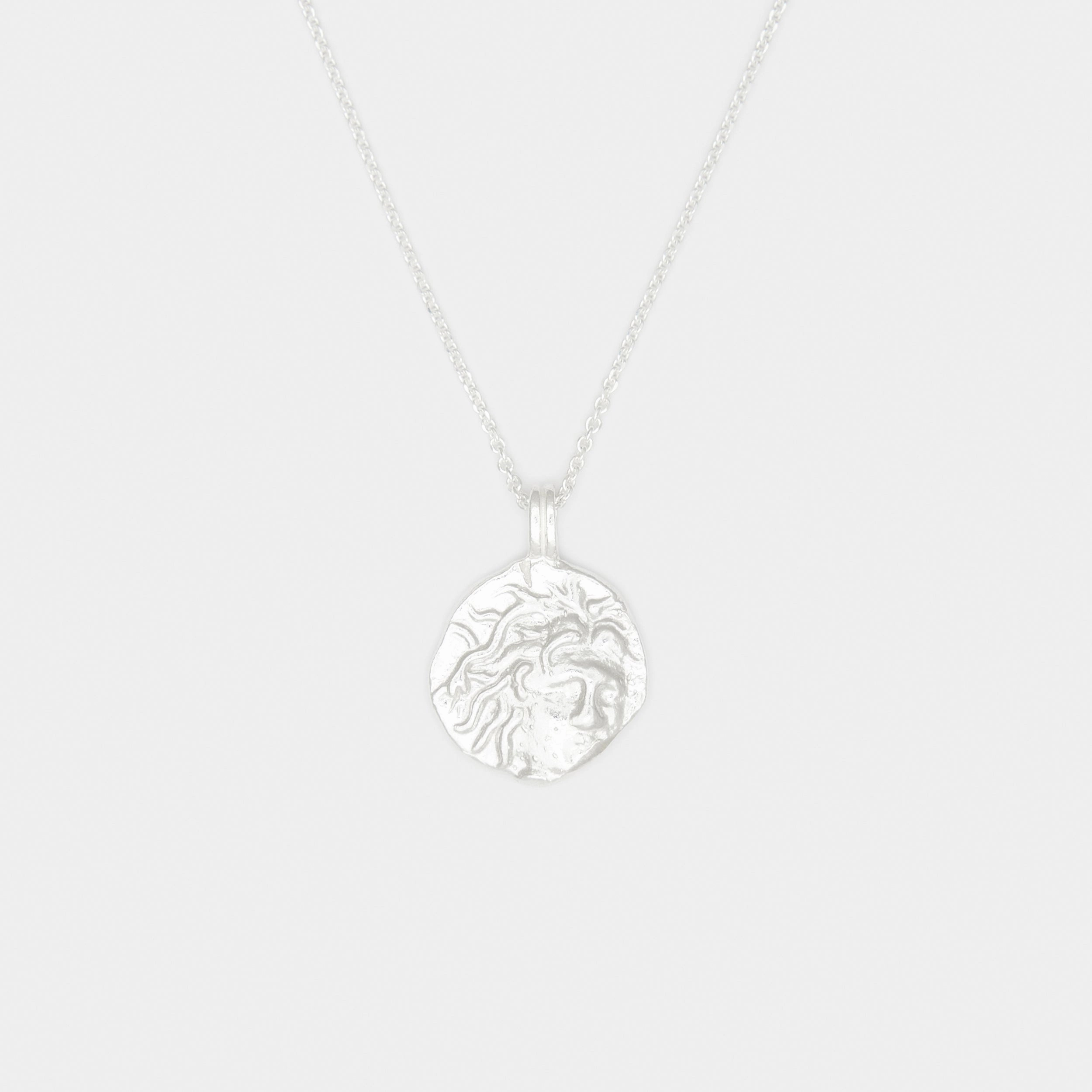 Medusa Necklace in Silver