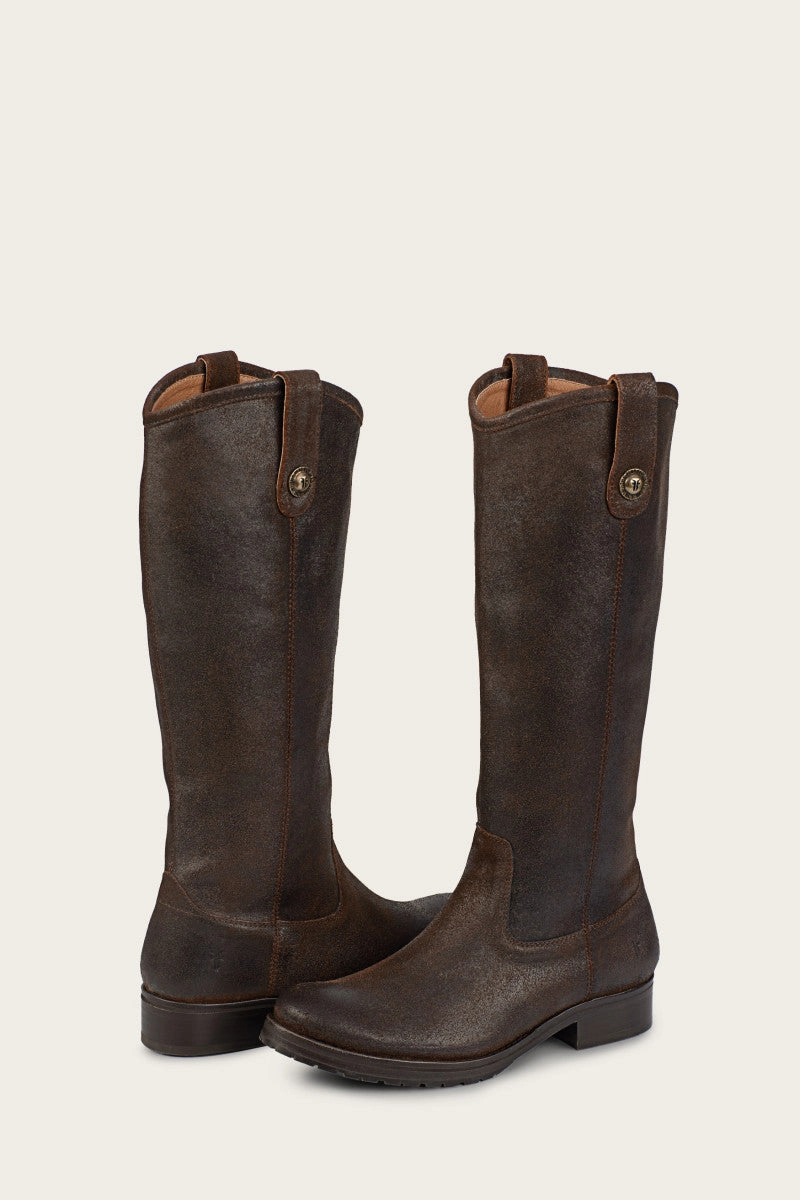 Melissa Double Sole Button Lug Tall