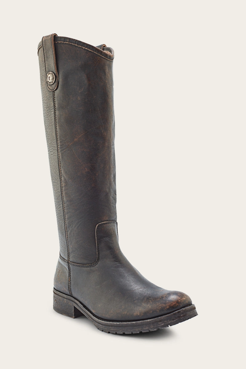 Melissa Double Sole Button Lug Tall - Pre-Loved