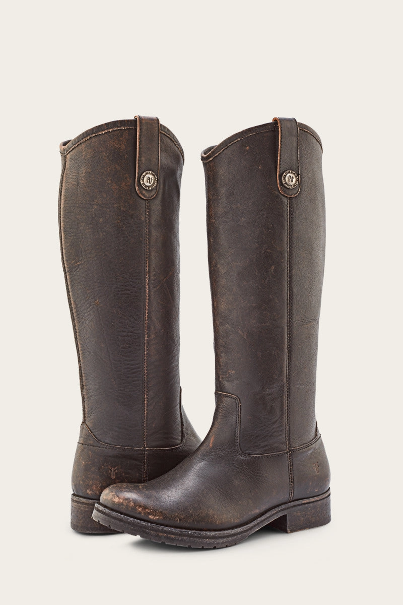 Melissa Double Sole Button Lug Tall - Pre-Loved