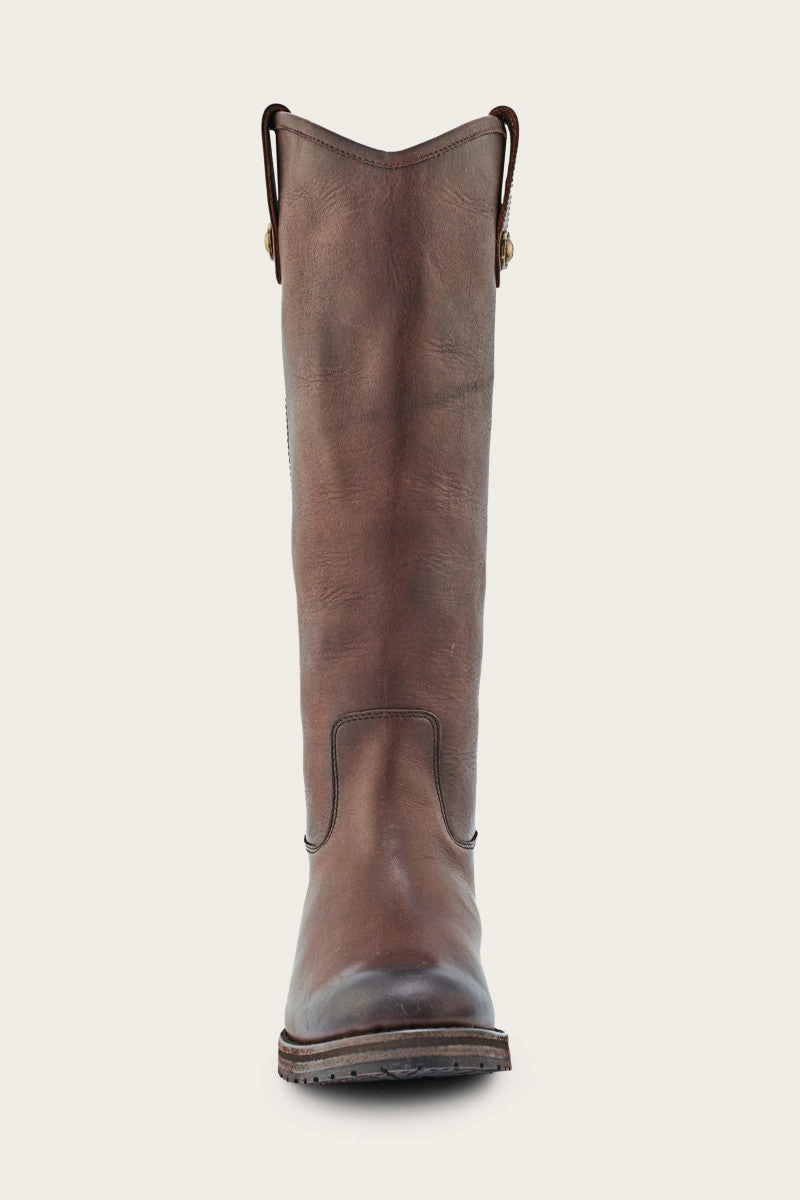 Melissa Double Sole Button Lug Tall - Pre-Loved