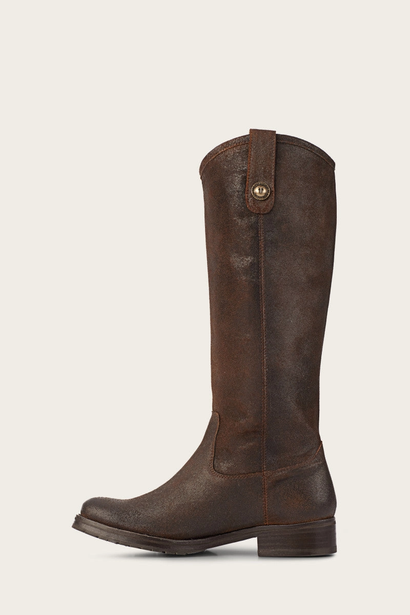 Melissa Double Sole Button Lug Tall