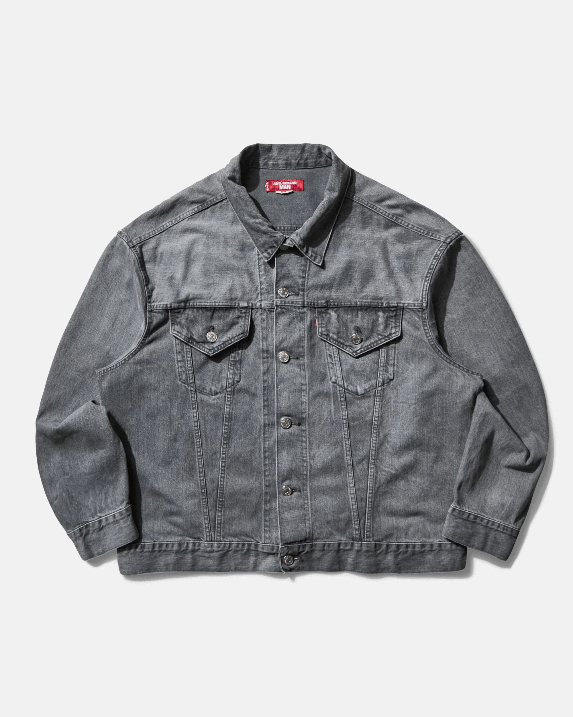 Men's Levi's Selvedge Denim Trucker Jacket Grey