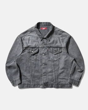 Men's Levi's Selvedge Denim Trucker Jacket Grey