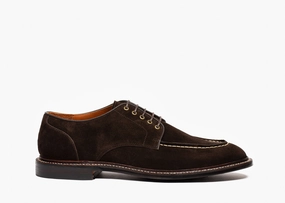Moc Toe Derby Espresso Suede