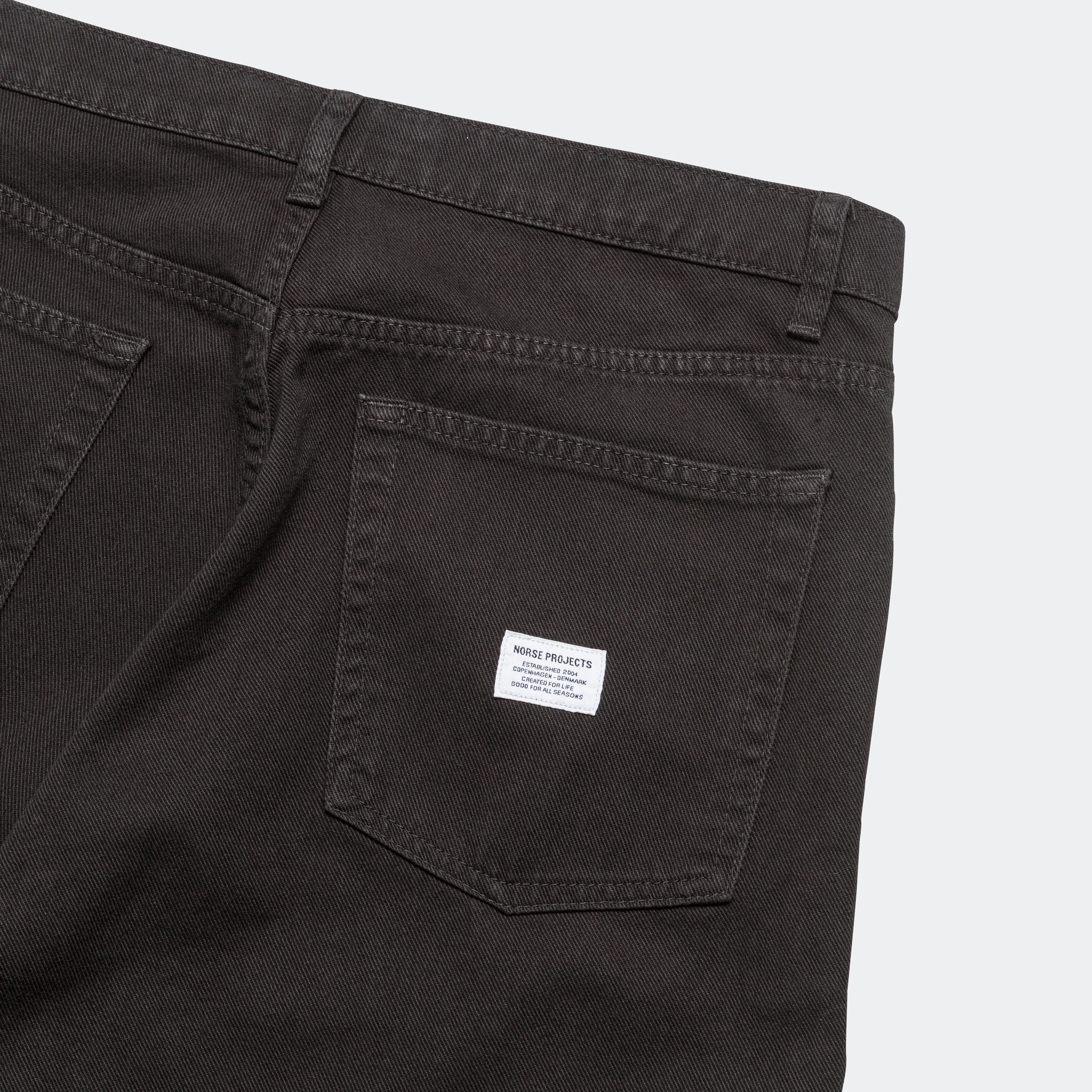 Mogens Relaxed 5 Pocket Heavy Twill - Black