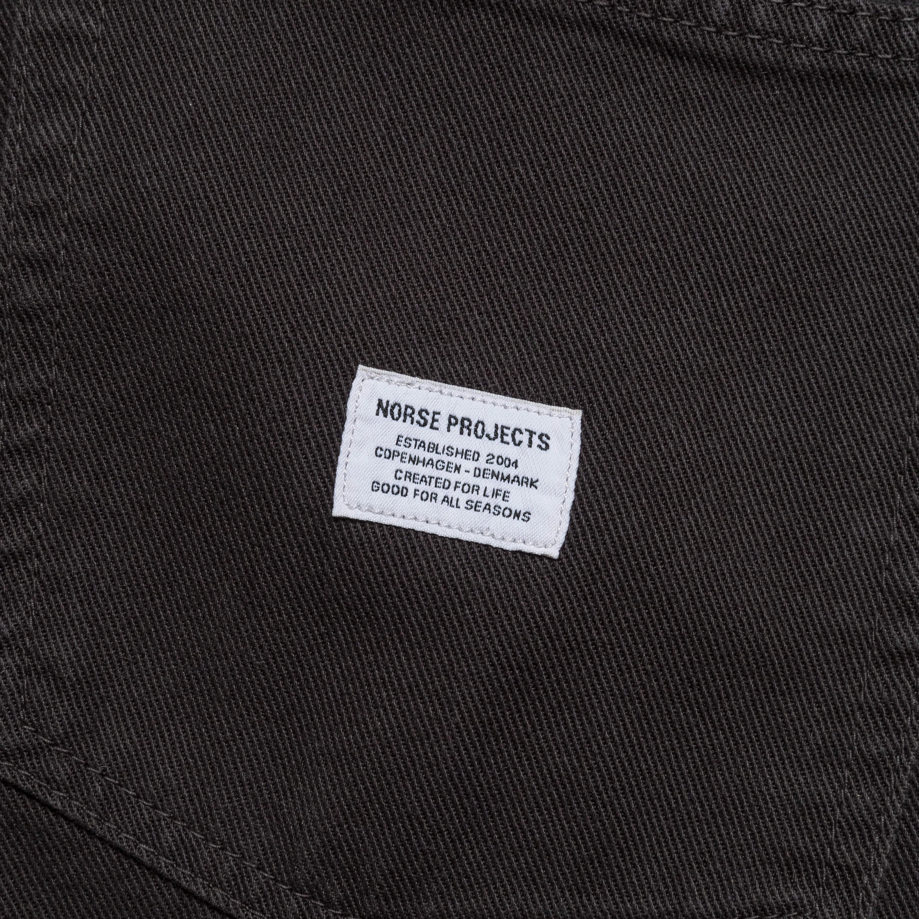 Mogens Relaxed 5 Pocket Heavy Twill - Black
