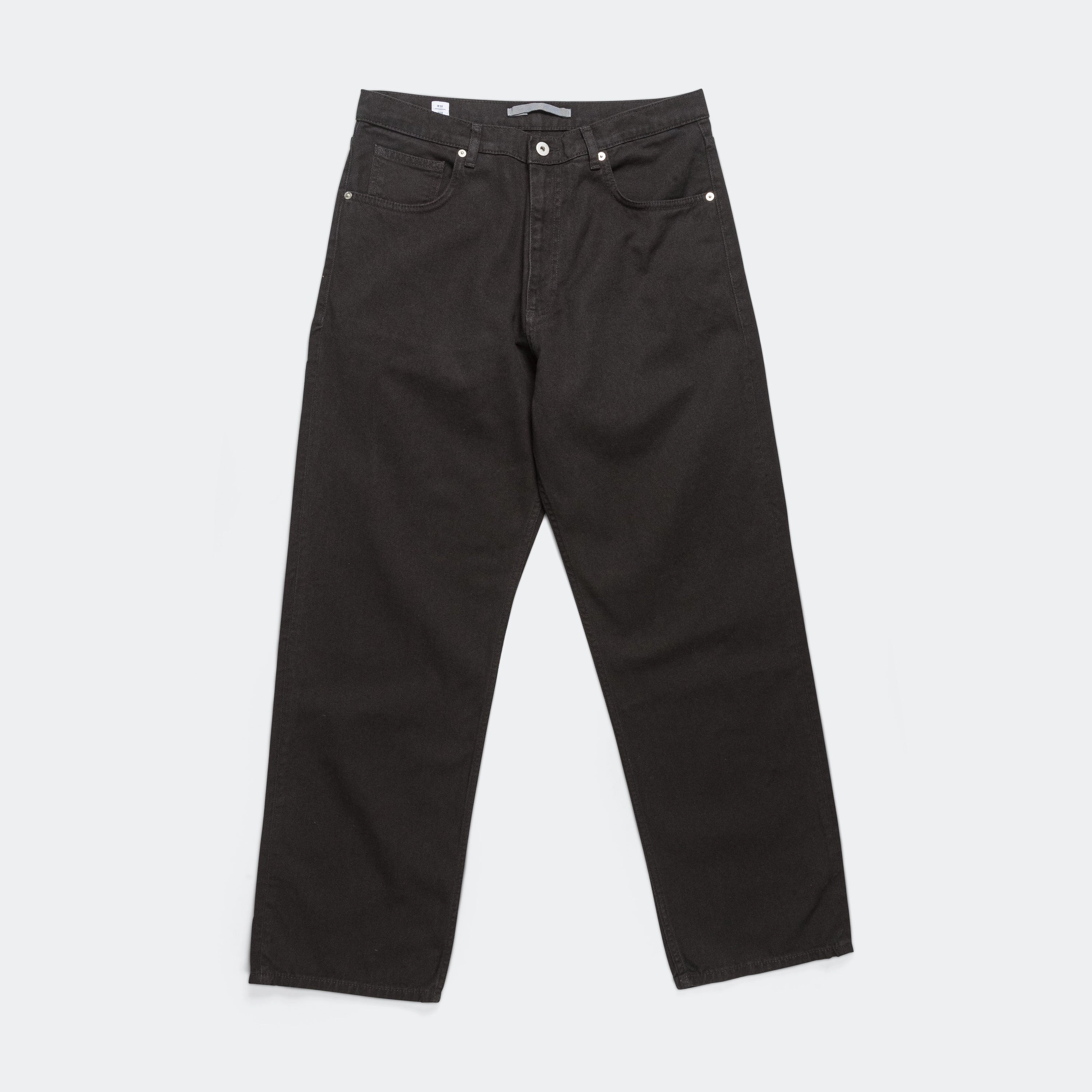 Mogens Relaxed 5 Pocket Heavy Twill - Black
