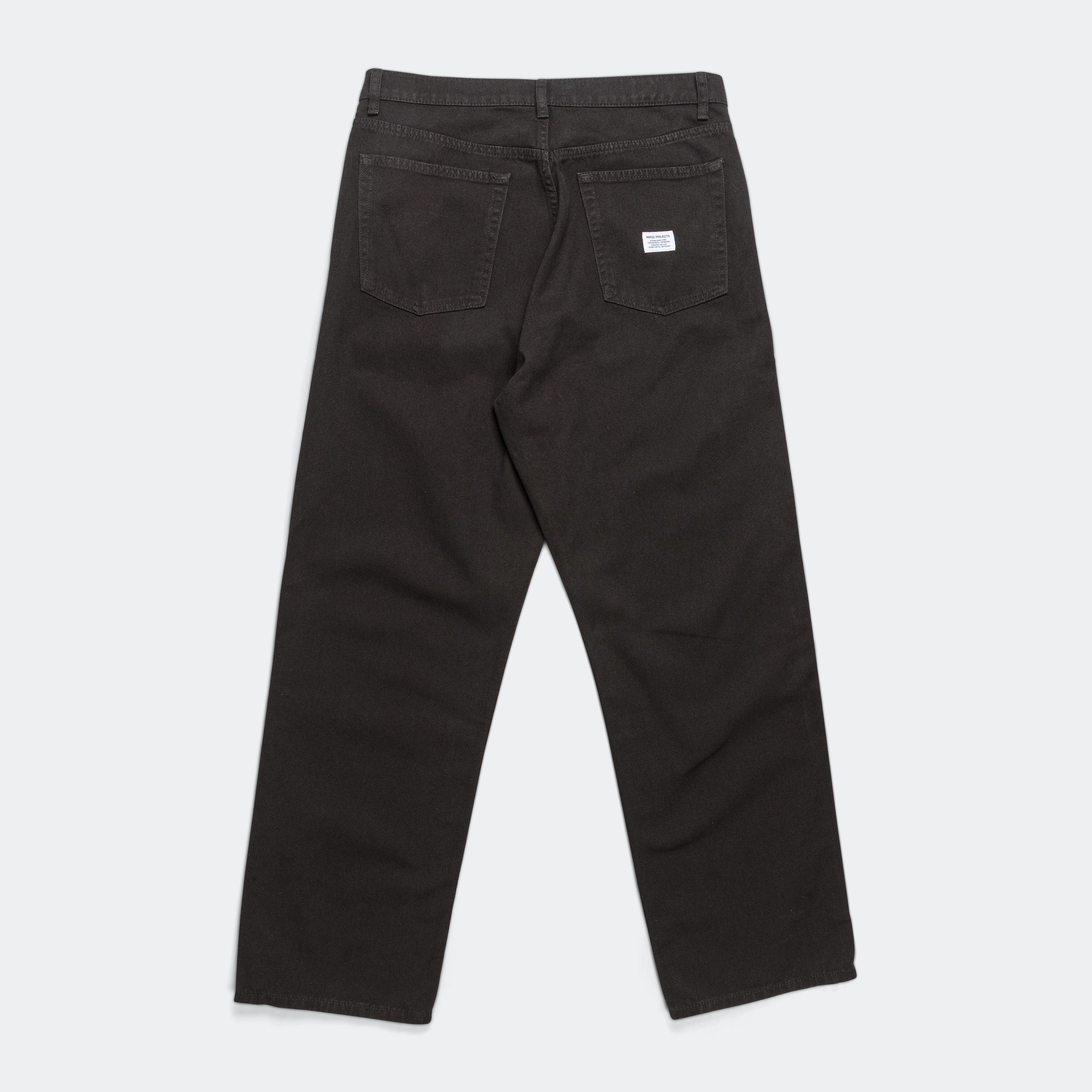Mogens Relaxed 5 Pocket Heavy Twill - Black